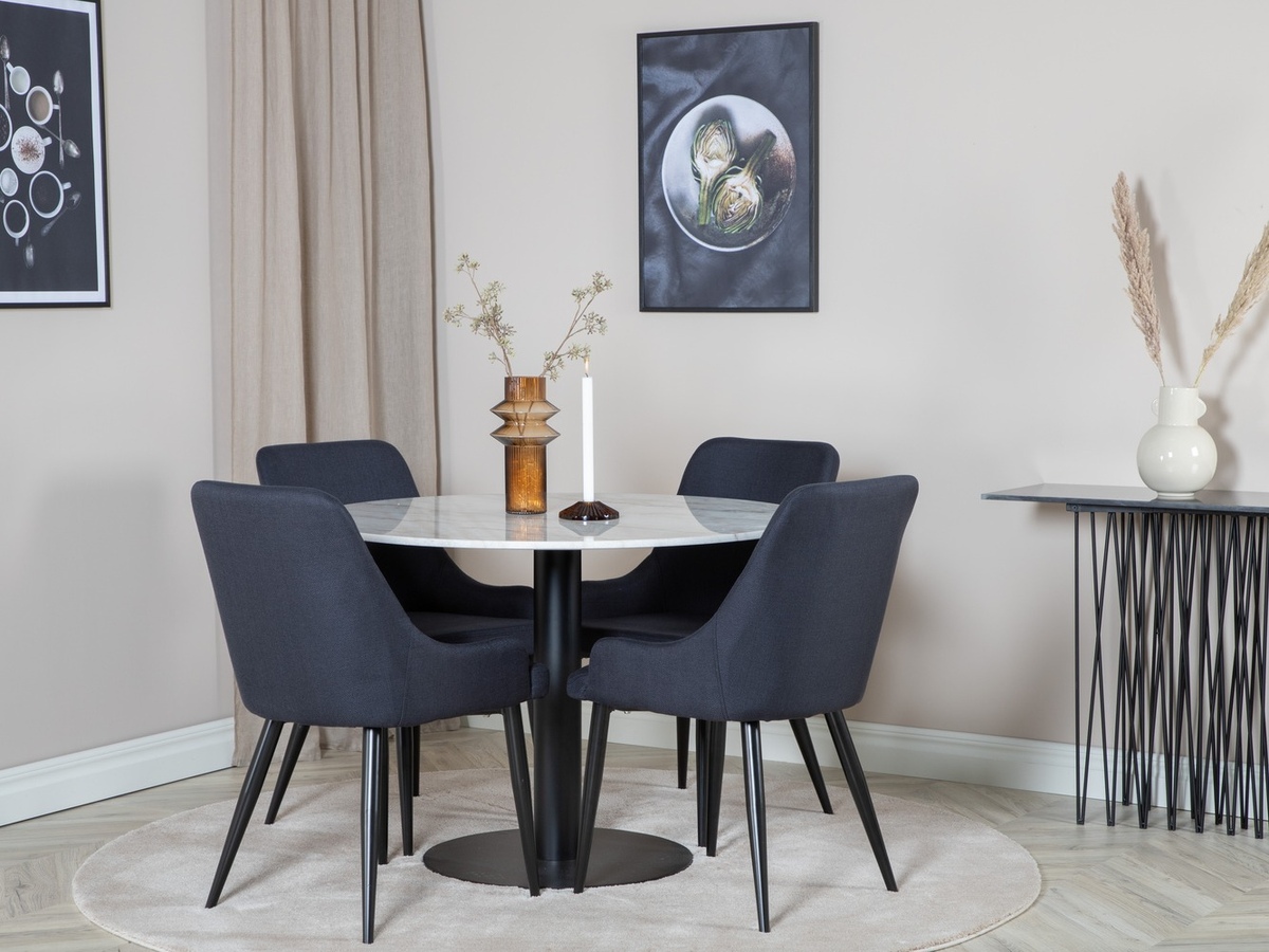 Set sala da pranzo Dallas 1300 (Nero)