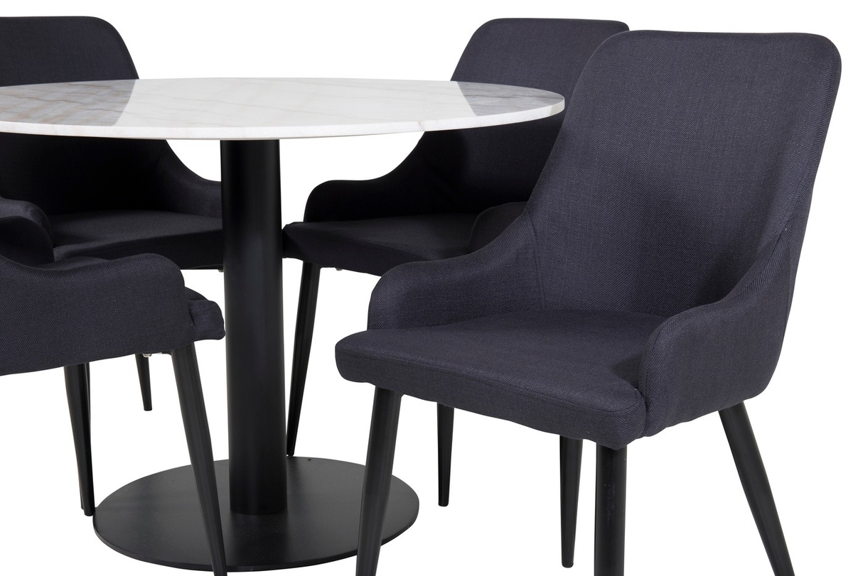 Set sala da pranzo Dallas 1300 (Nero)