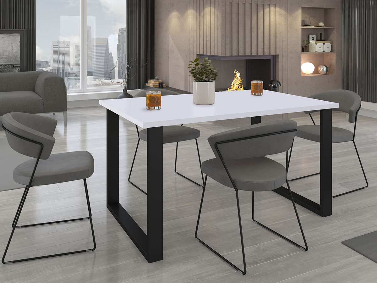 Tavolo Tucson 137 (Bianco + Nero)