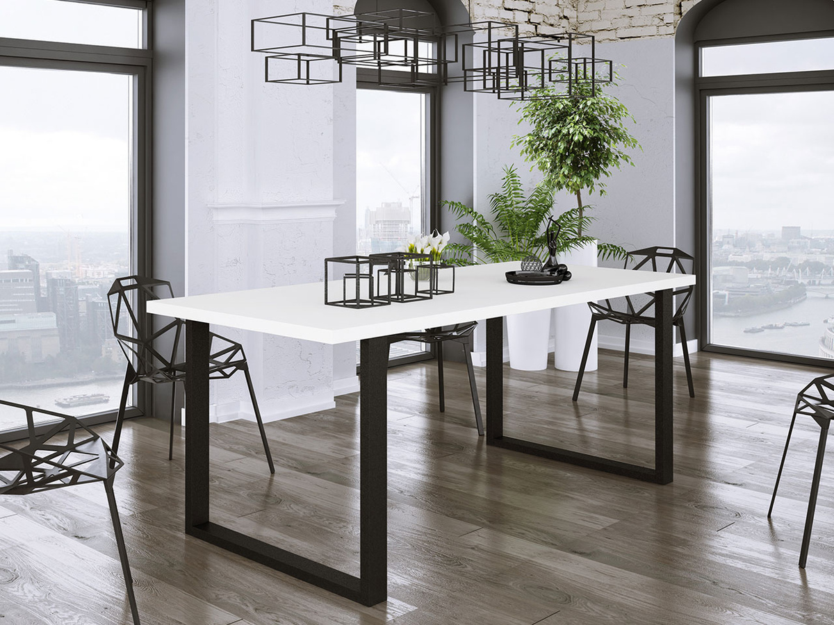 Tavolo Tucson 138 (Bianco + Nero)