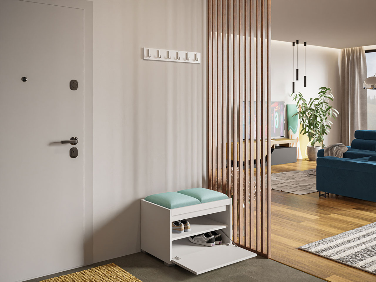 Set arredo da corridoio Comfivo Pinus VI (Bianco + Manila 11)