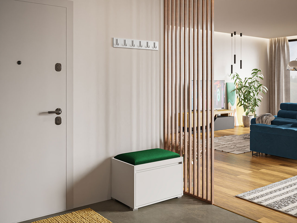 Set arredo da corridoio Comfivo Pinus VIII (Bianco + Manila 35)