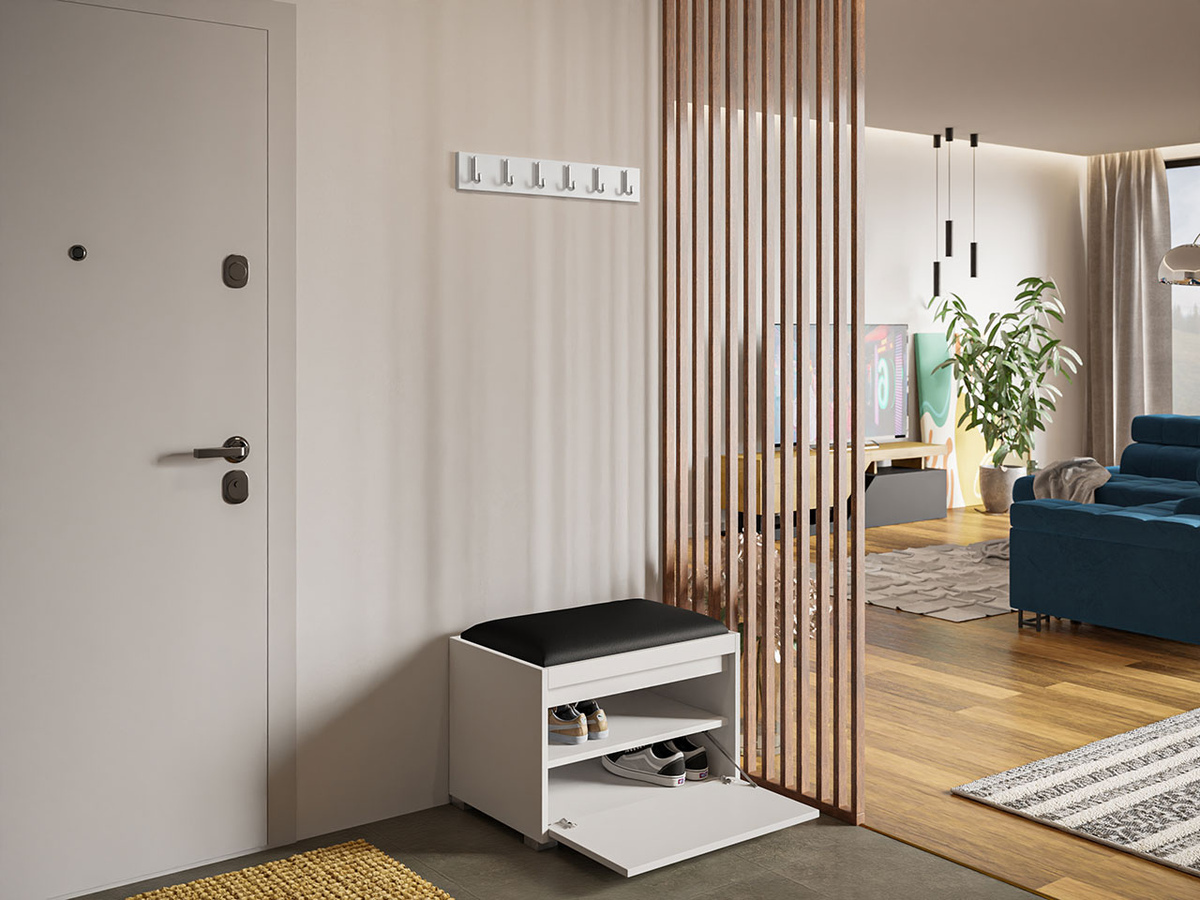 Set arredo da corridoio Comfivo Pinus VIII (Bianco + Soft 011)