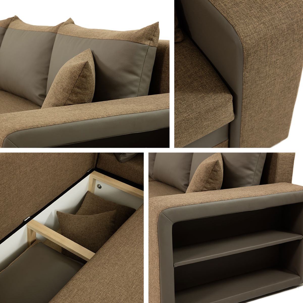 Divano angolare Comfivo 153 (Magic Velvet 2219 + Magic Velvet 2217)