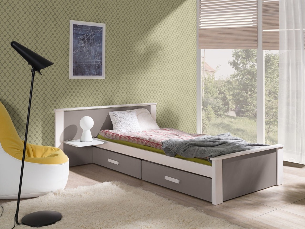 Letto Henderson 117 (Bianco + Tartufo)