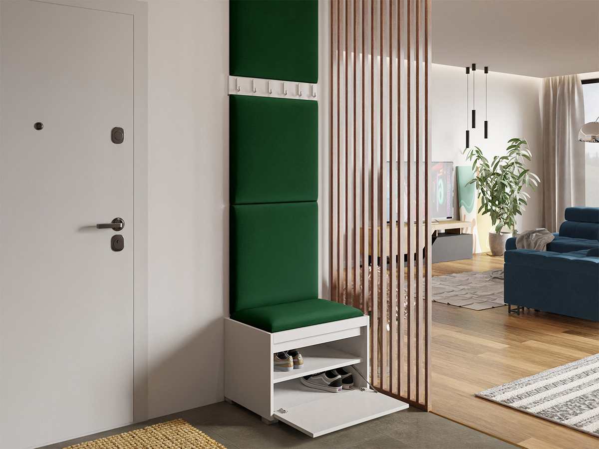 Set arredo da corridoio Comfivo Pinus IX (Bianco + Manila 35)