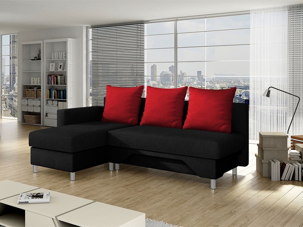 Divano angolare Akron 100 (Suedine 1 + Suedine 3100)