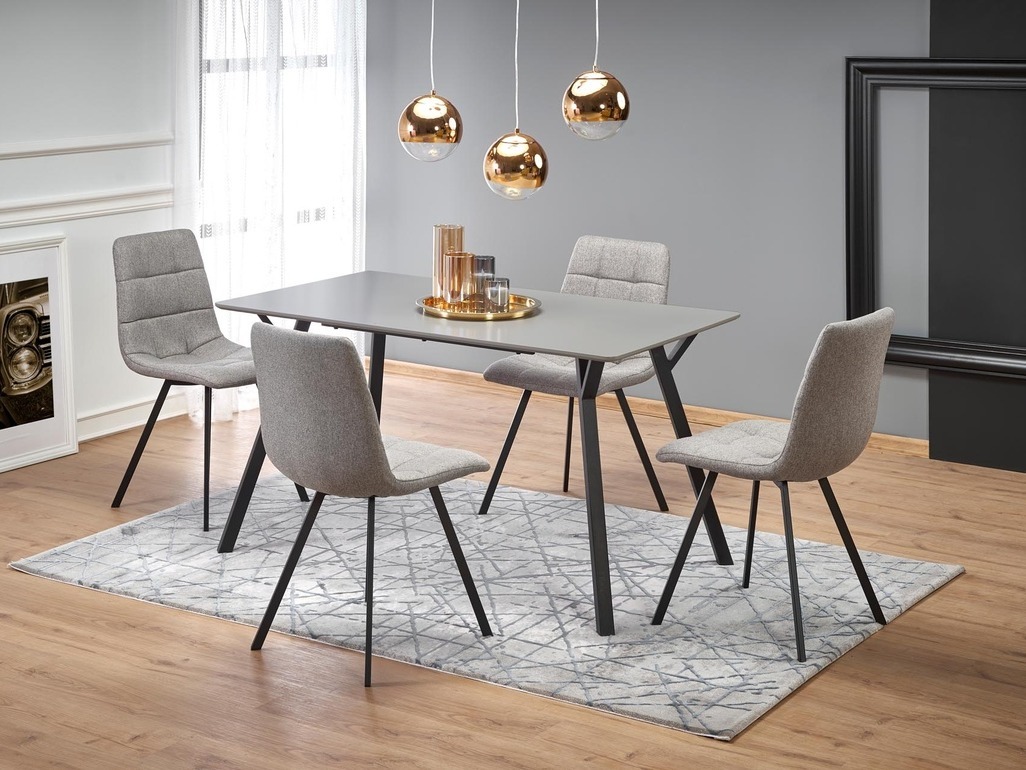 Sedia Houston 899 (Grigio + Nero)