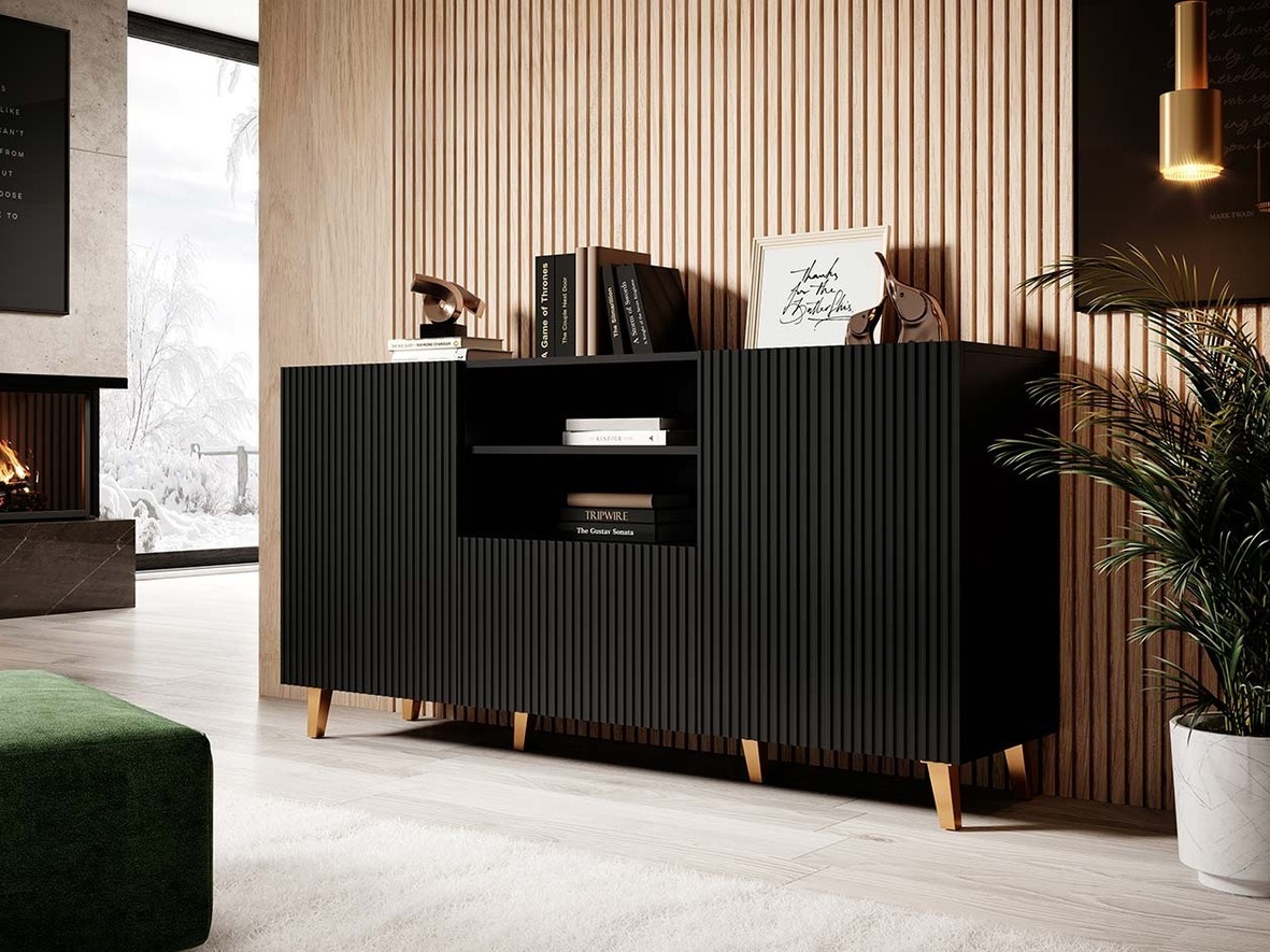 Cassettiera Dicto (Nero)