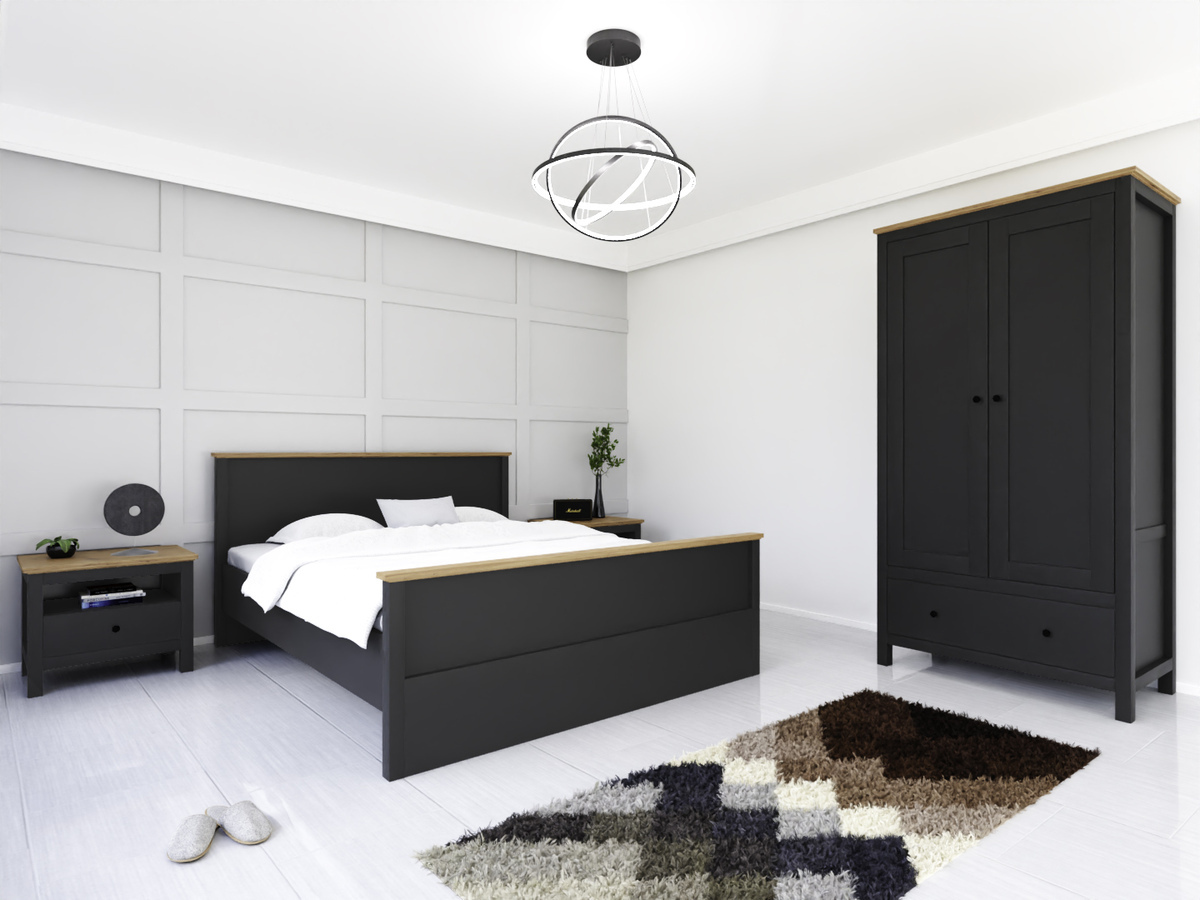 Cameretta Sordoro 123 (Grafite + Rovere Artisan)