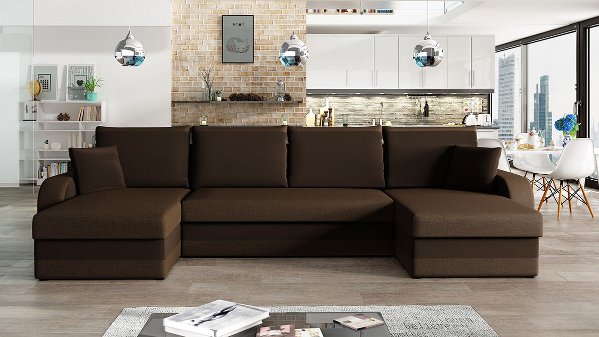 Divano angolare Comfivo 297 (Lux 12 + Manila 04)