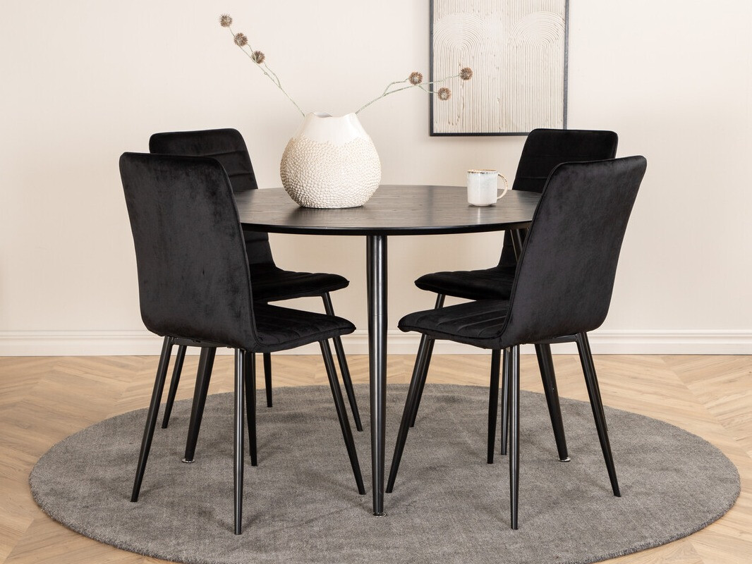 Set sala da pranzo Dallas 2544 (Nero)