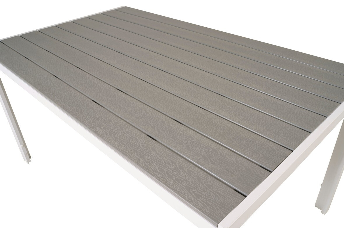 Tavolo esterno Dallas 2712 (Grigio + Bianco)