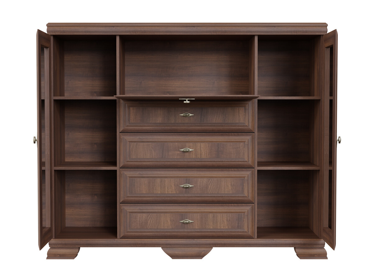 Parete attrezzata Salmeru 109 (Samoa King Noce)