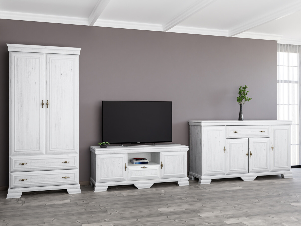 Parete attrezzata Salmeru 107 (Pino di Anderson)