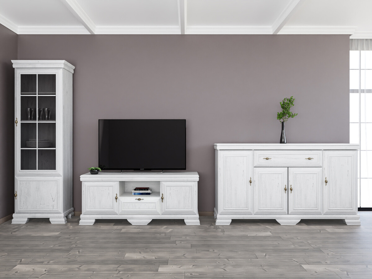 Parete attrezzata Salmeru 108 (Pino di Anderson)