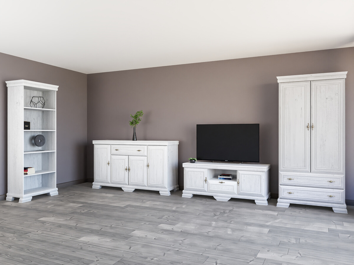 Parete attrezzata Salmeru 111 (Pino di Anderson)