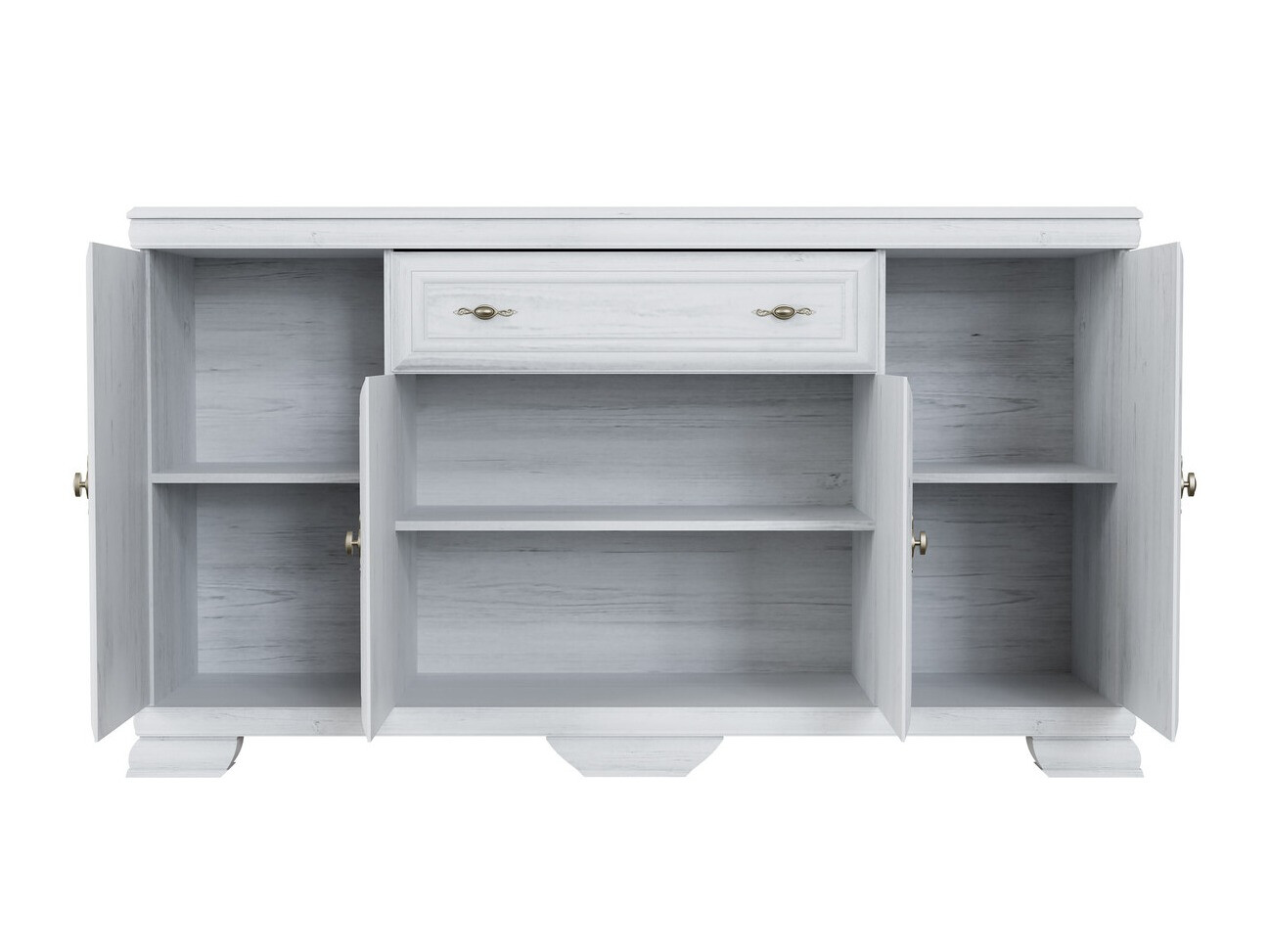 Parete attrezzata Salmeru 106 (Pino di Anderson)