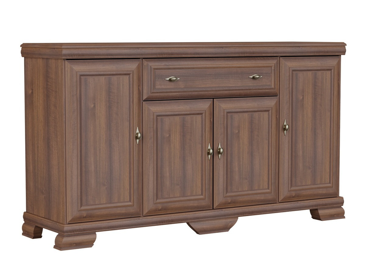 Parete attrezzata Salmeru 106 (Samoa King Noce)