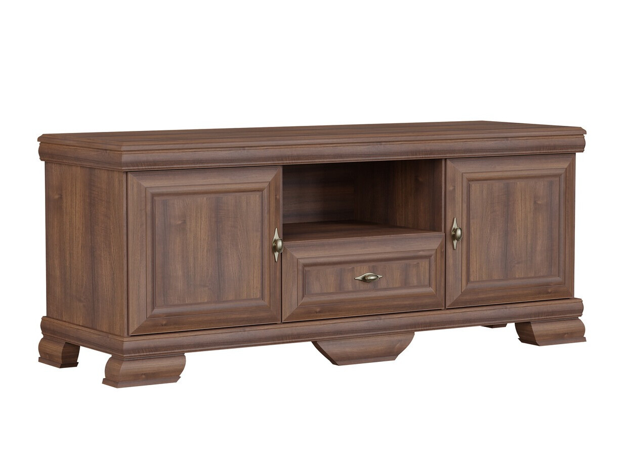 Parete attrezzata Salmeru 107 (Samoa King Noce)