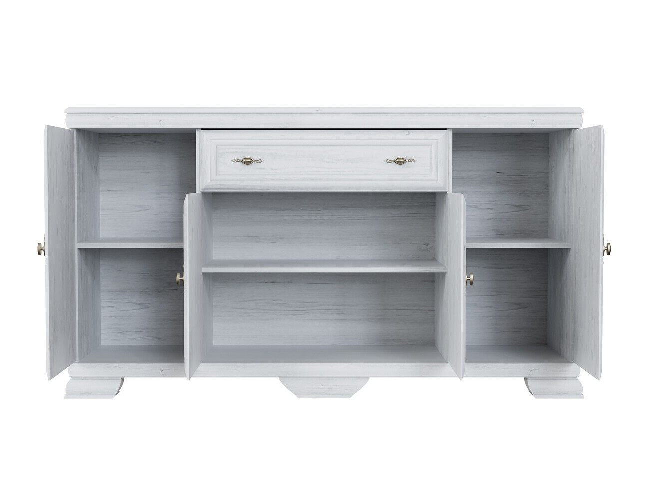 Parete attrezzata Salmeru 108 (Pino di Anderson)