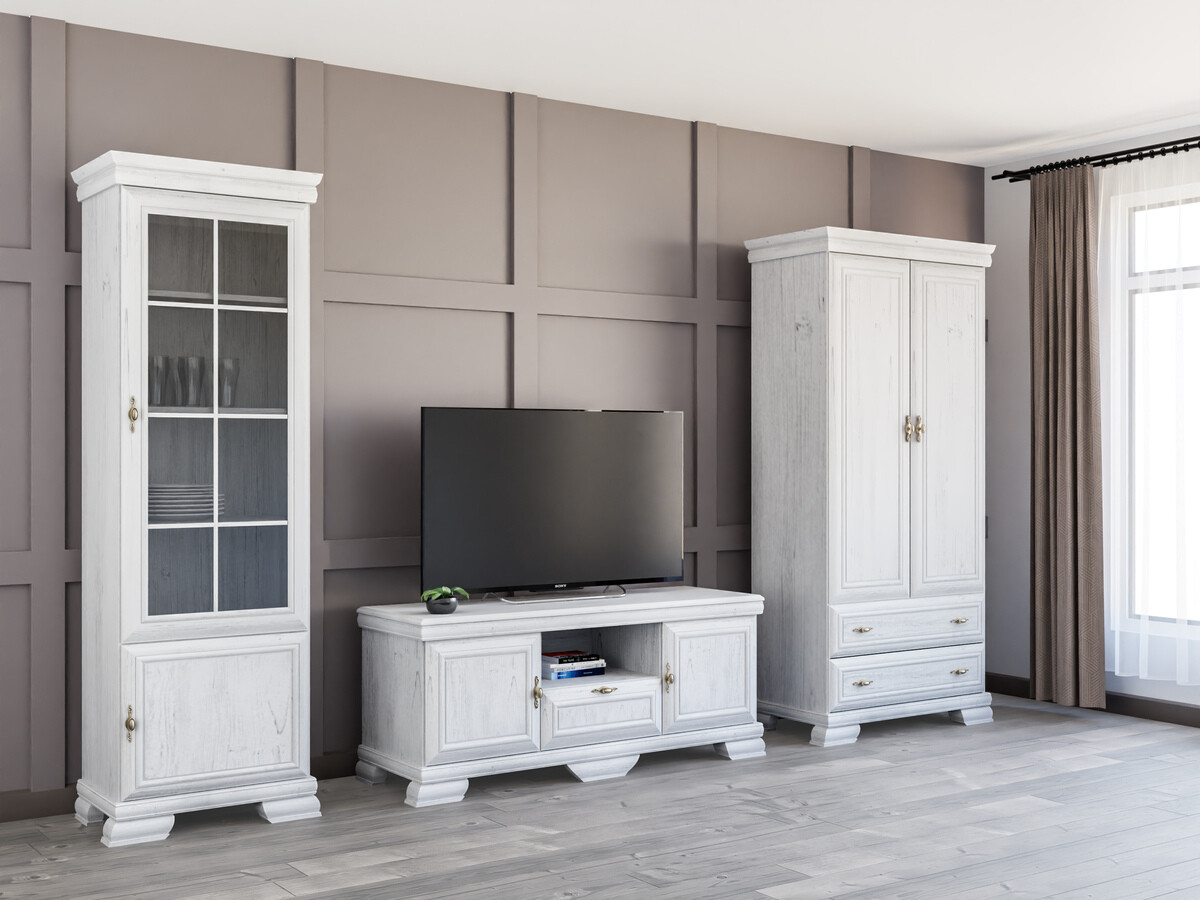 Parete attrezzata Salmeru 115 (Pino di Anderson)