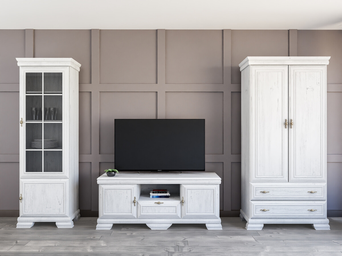 Parete attrezzata Salmeru 115 (Pino di Anderson)