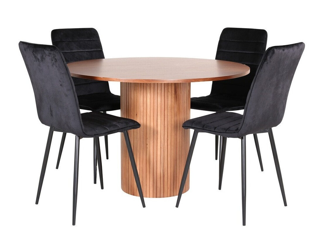 Set sala da pranzo Dallas 3091 (Nero)