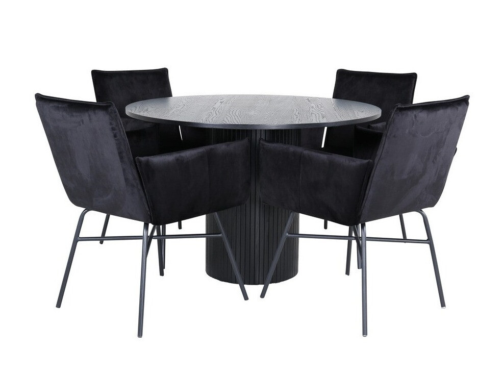 Set sala da pranzo Dallas 3092 (Nero)