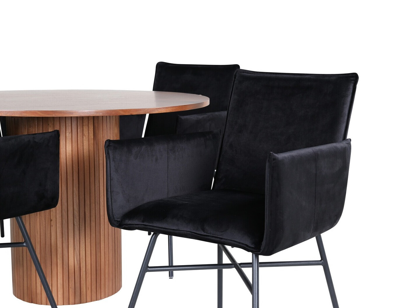 Set sala da pranzo Dallas 3093 (Nero)