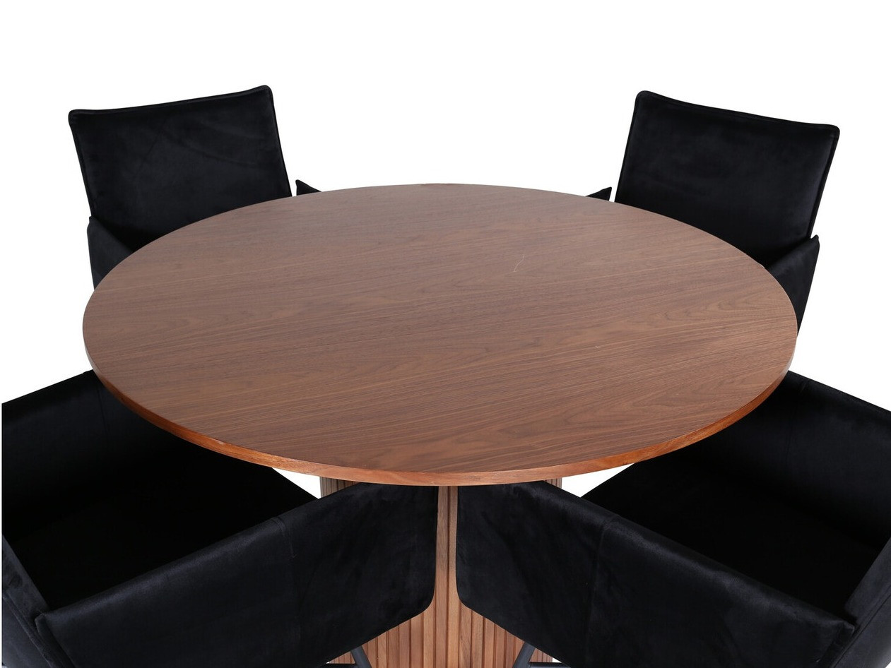 Set sala da pranzo Dallas 3093 (Nero)