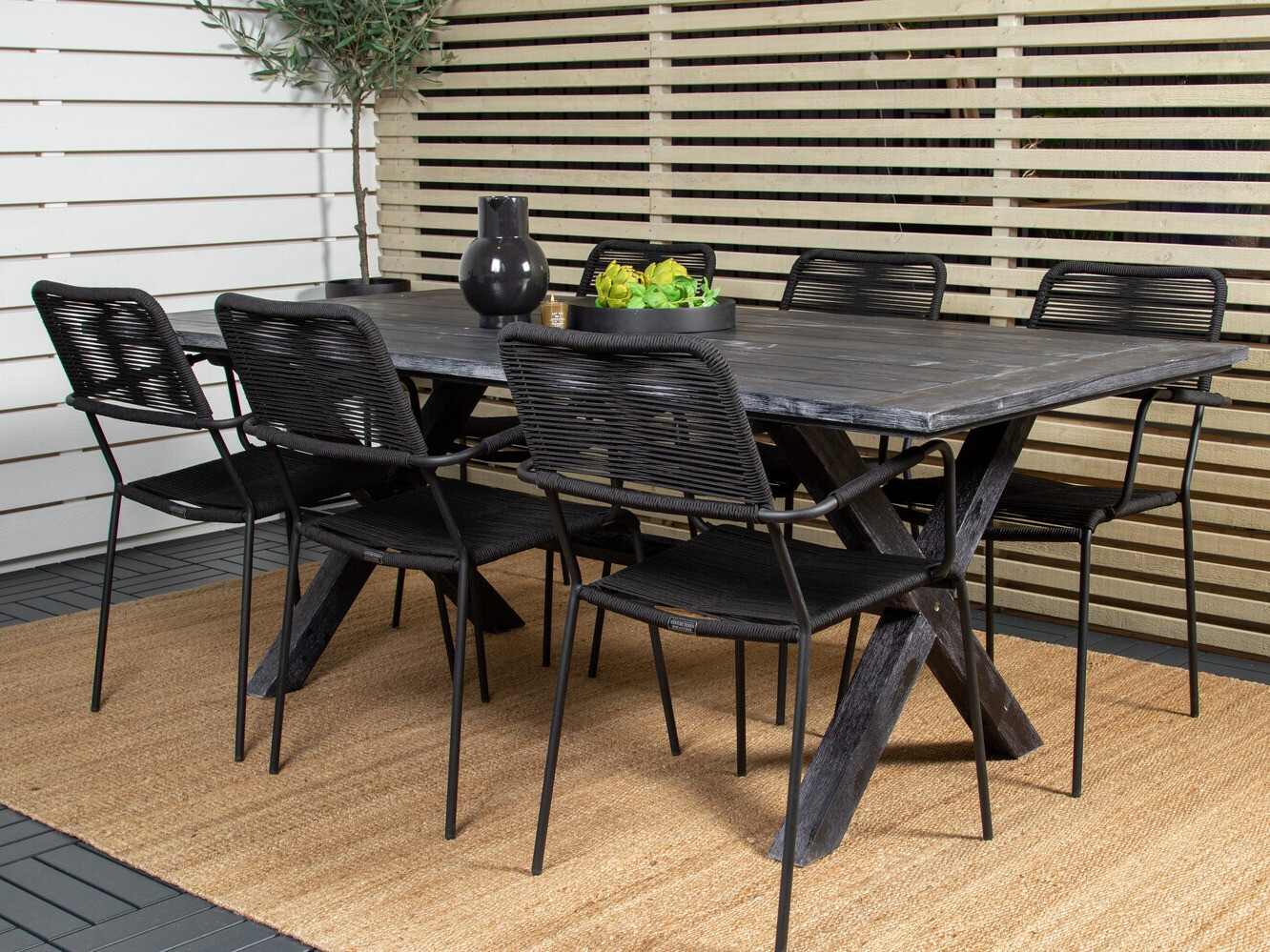 Tavolo e sedie set Dallas 2872