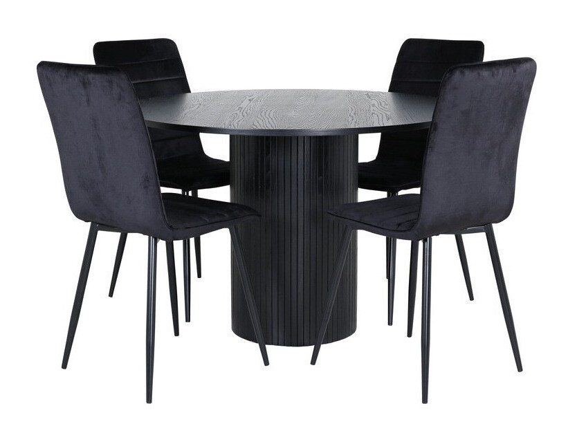 Set sala da pranzo Dallas 3090 (Nero)