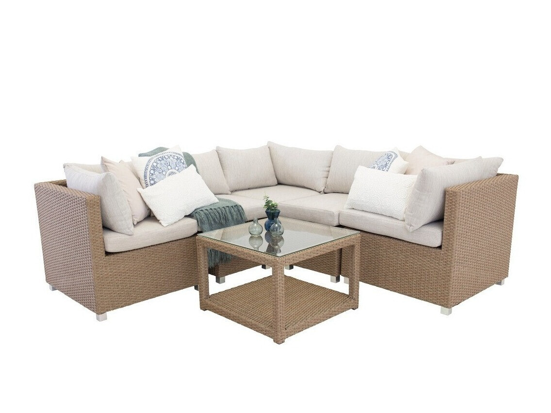 Mobili da giardino Dallas 772 (Marrone + Bianco)