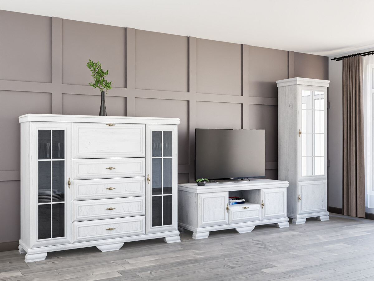 Parete attrezzata Salmeru 117 (Pino di Anderson)