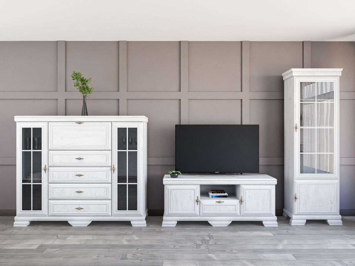 Parete attrezzata Salmeru 117 (Pino di Anderson)