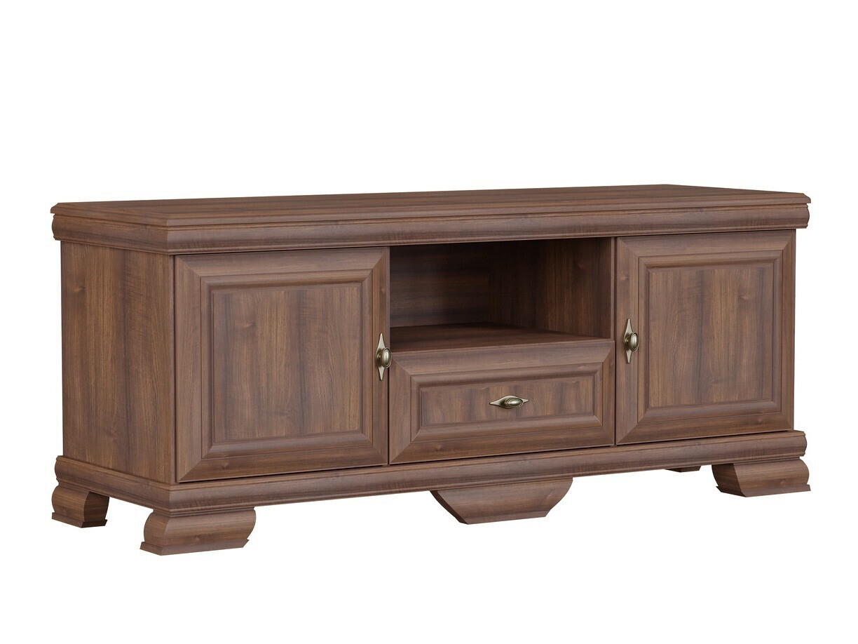 Parete attrezzata Salmeru 117 (Samoa King Noce)