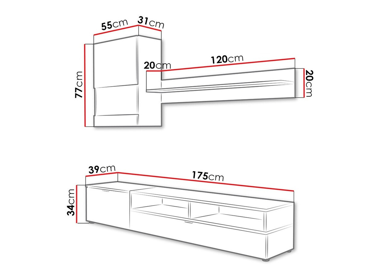 Parete attrezzata Toledo 113