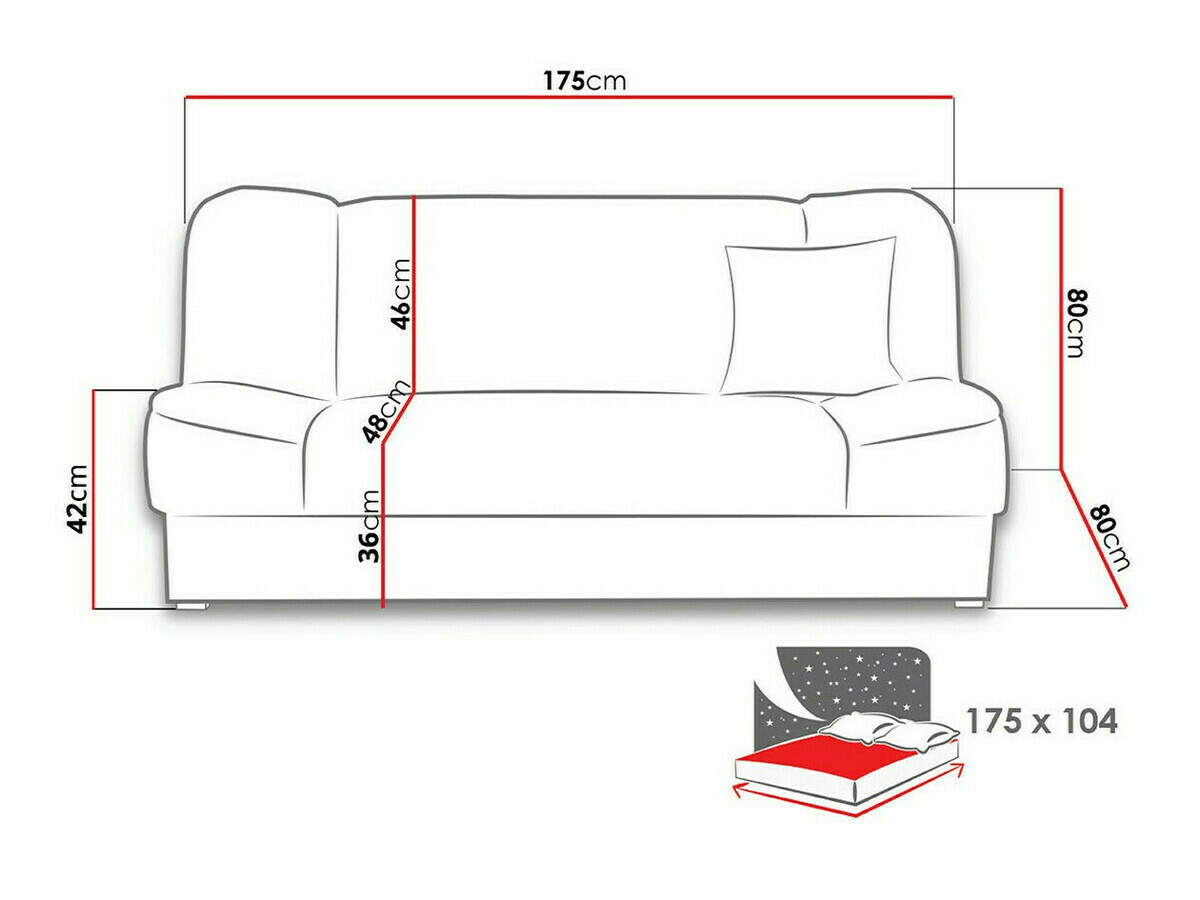 Divano letto Myreva (Enjoy 16)