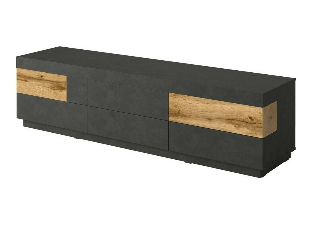 Mobile porta TV Livlore 102 (Matera grigio + Quercia di Wotan)