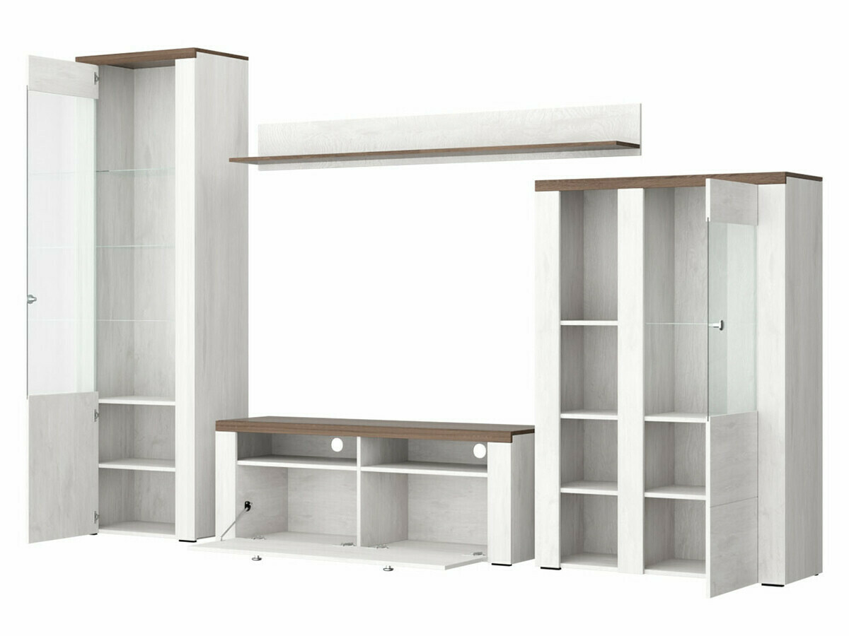 Parete attrezzata Salelbo 100 (Rivera quercia)