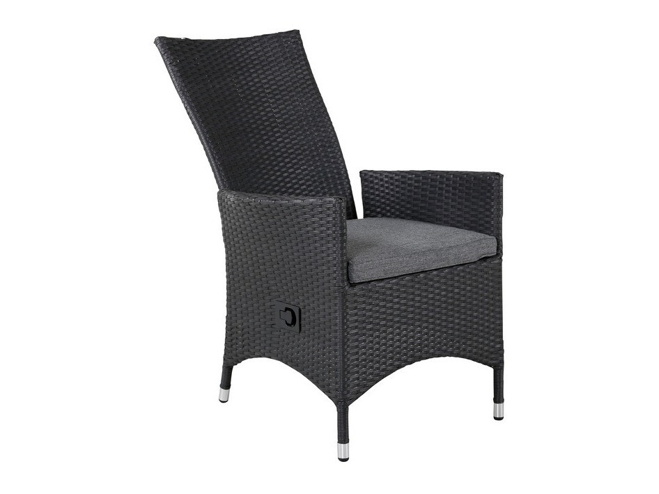 Poltrona da esterno Dallas 735 (Nero + Grigio)
