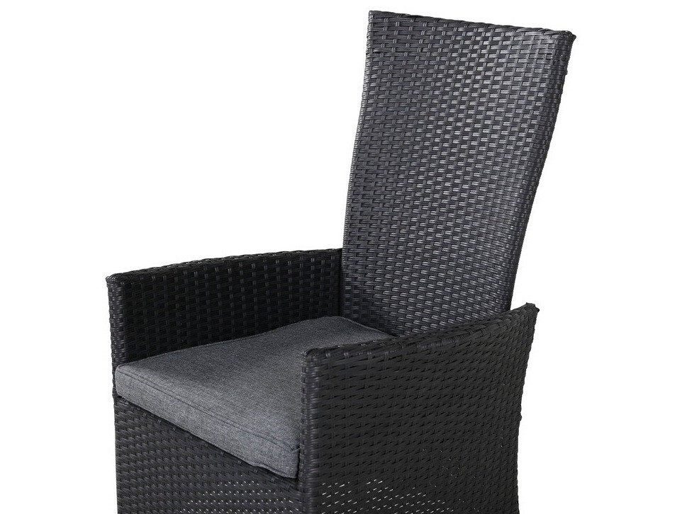 Poltrona da esterno Dallas 735 (Nero + Grigio)