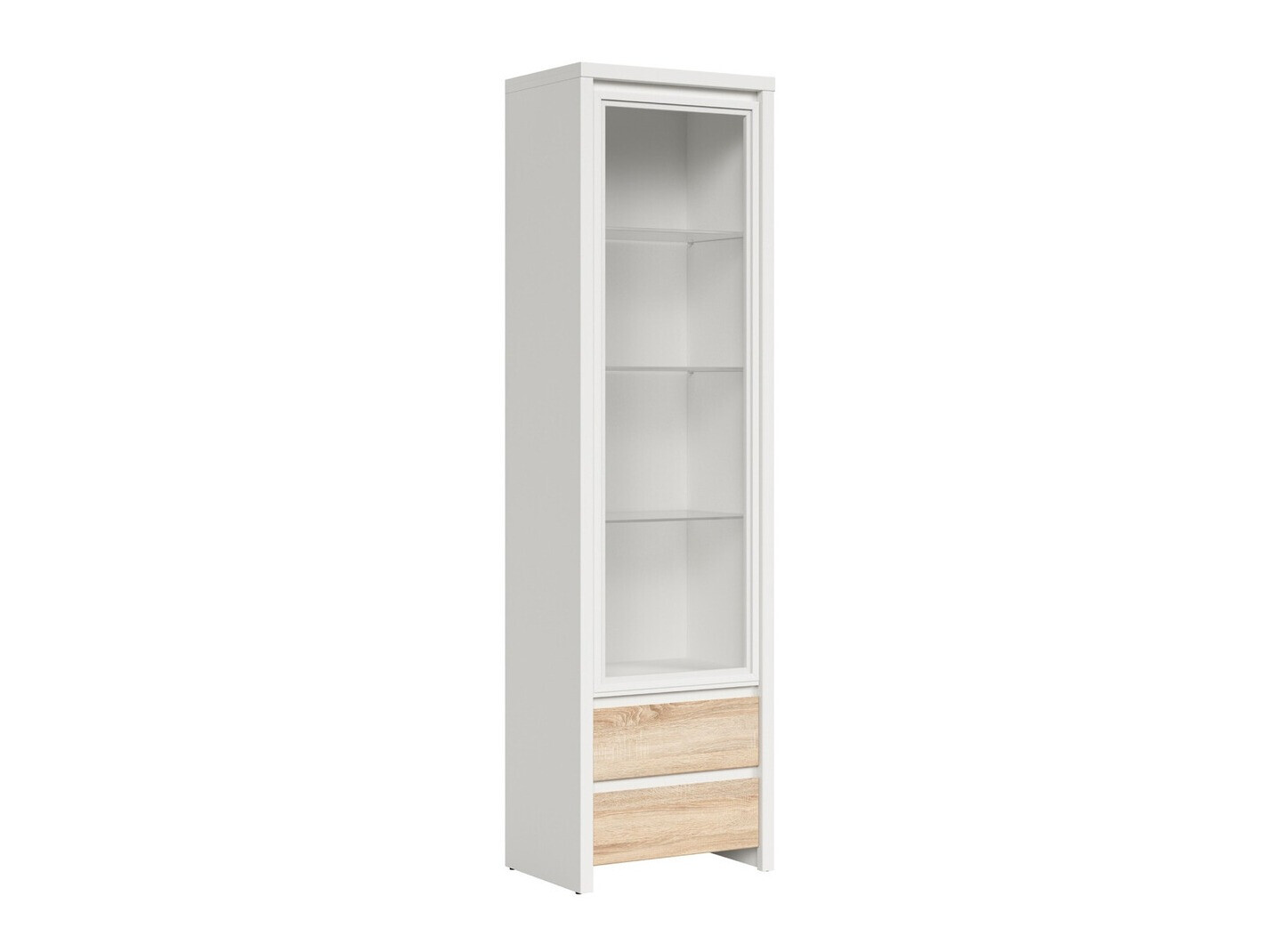 Scaffale Nolroma 140 (Bianco + Sonoma quercia)
