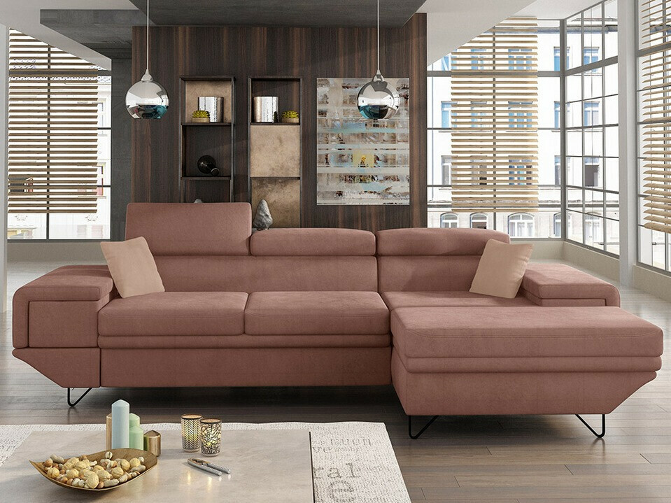 Divano angolare Comfivo 263 (Uttario Velvet 2955 + Uttario Velvet 2956)