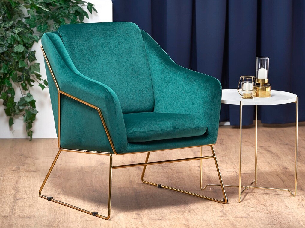 Poltrona Houston 846 (Turchese + D'oro)