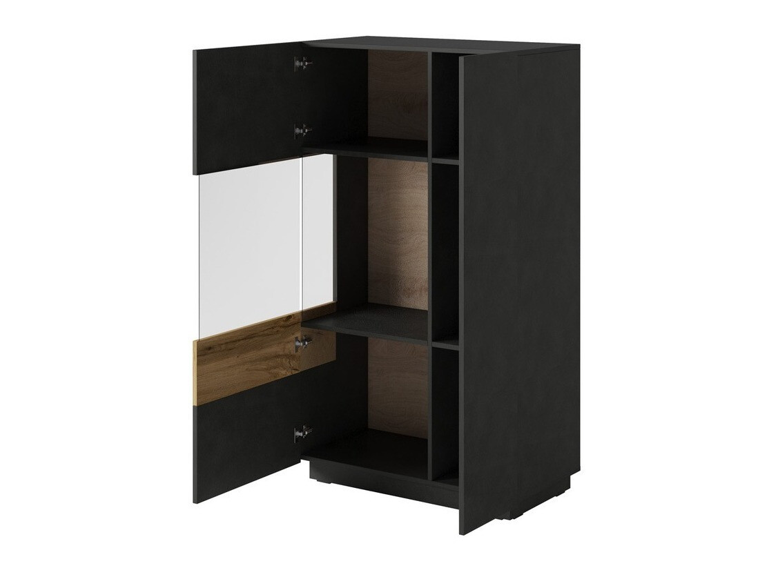 Parete attrezzata Livlore 109 (Matera grigio + Quercia di Wotan)