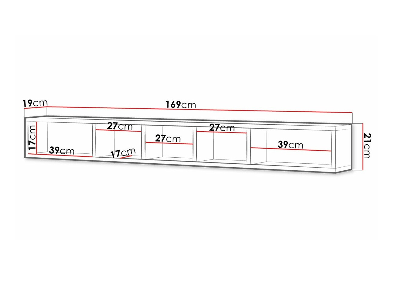 Mensola Torsone 105 (Bianco + Quercia sanremo)