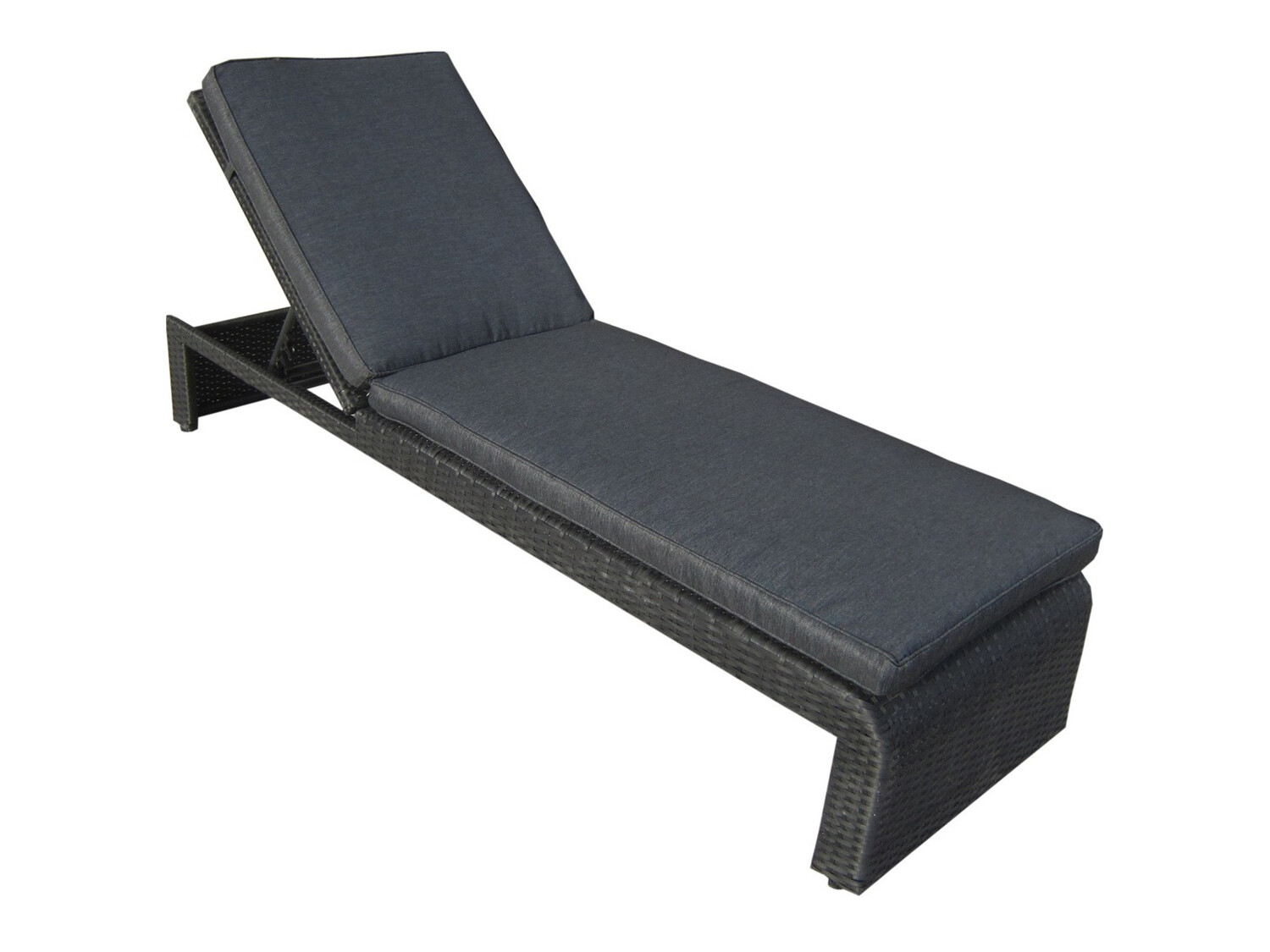 Letto per esterni Dallas 771 (Nero + Grigio)