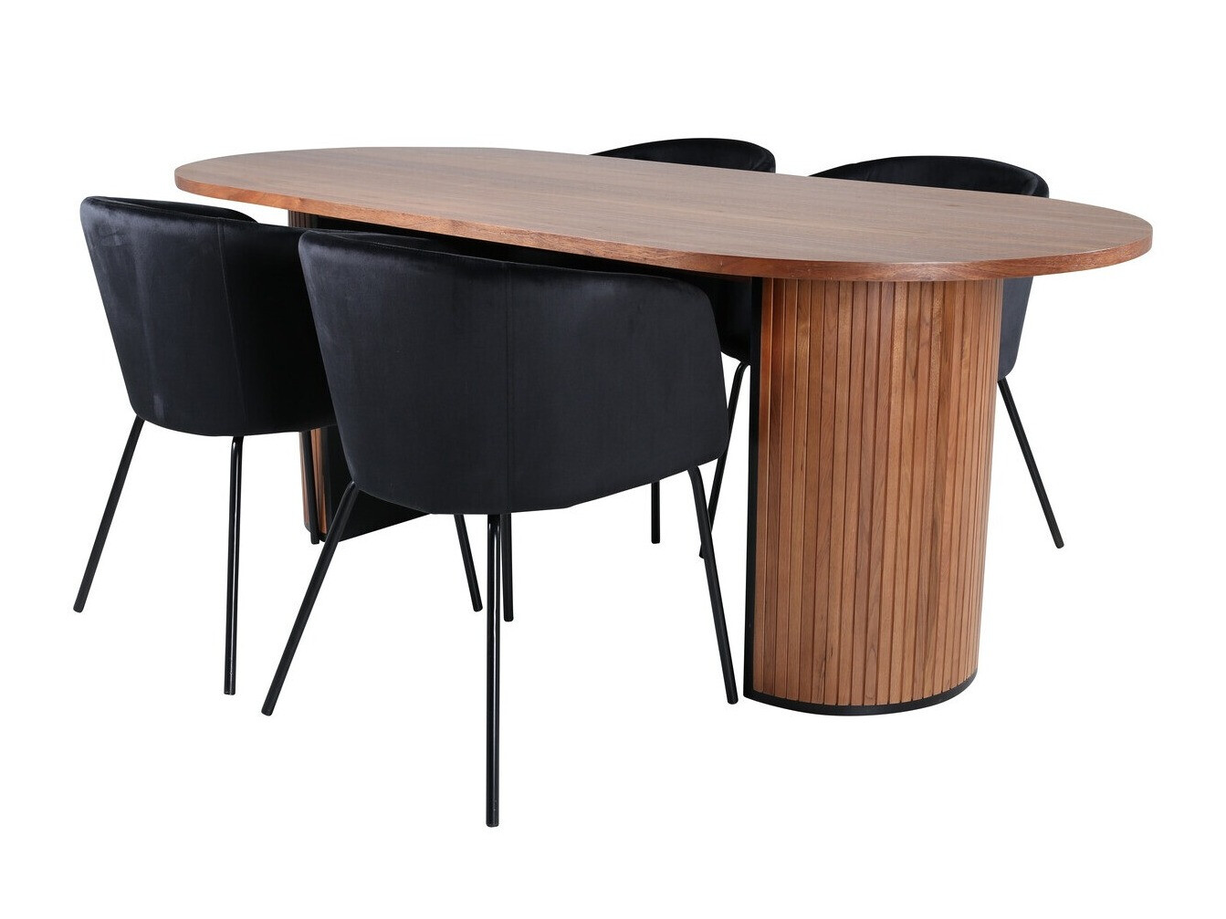 Set sala da pranzo Dallas 2749 (Nero)